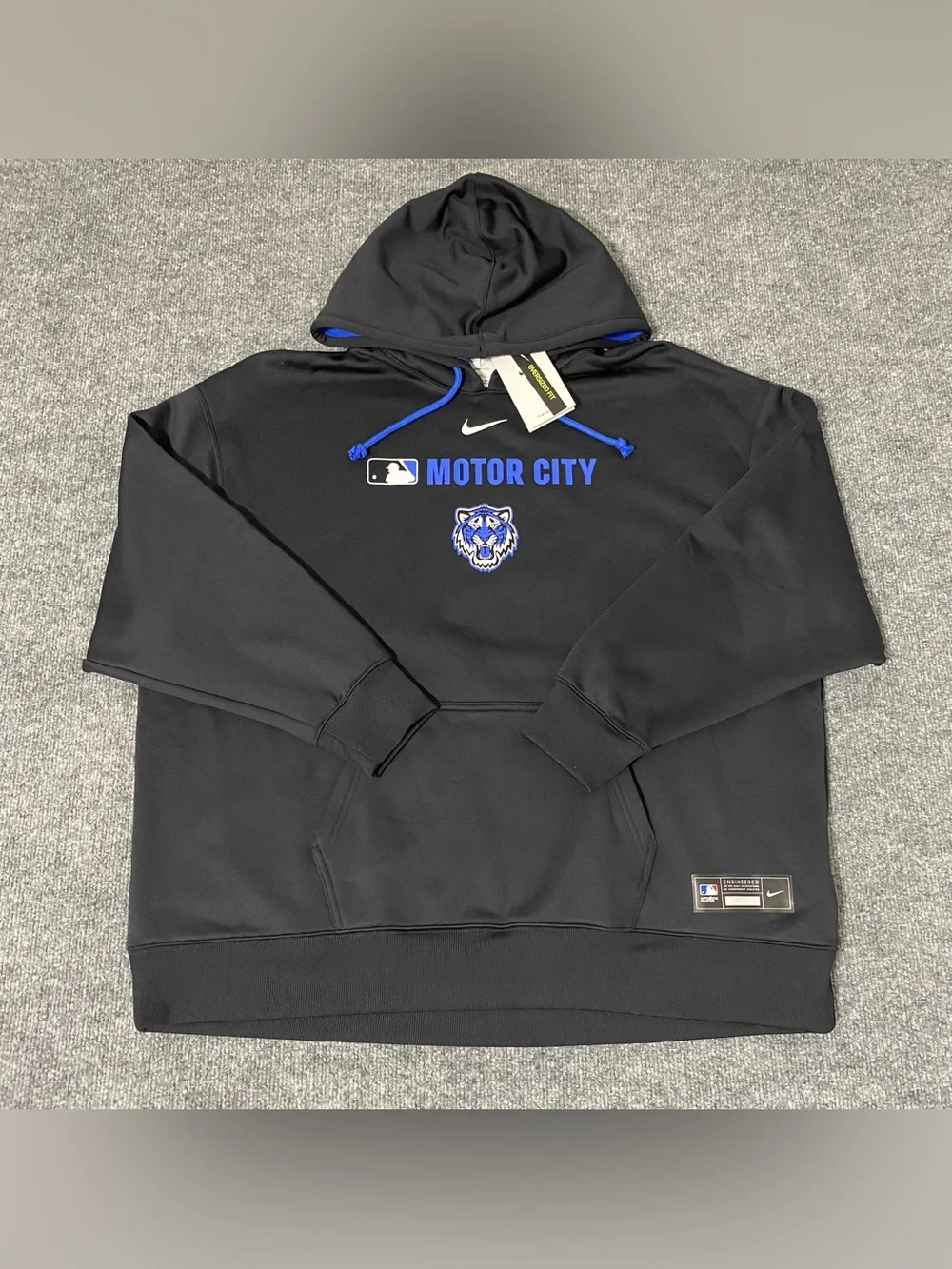 Nike Detroit Tigers City Connect Therma Pullover Hoodie Womens XL NWT